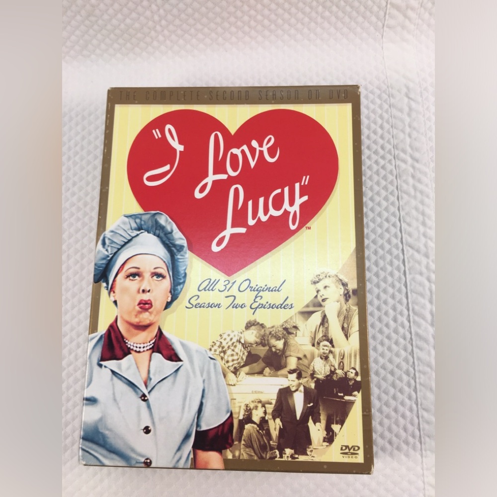 Paramount| "I Love Lucy" Season 2 DVD Collection 5 DVDs Vintage Cover Family